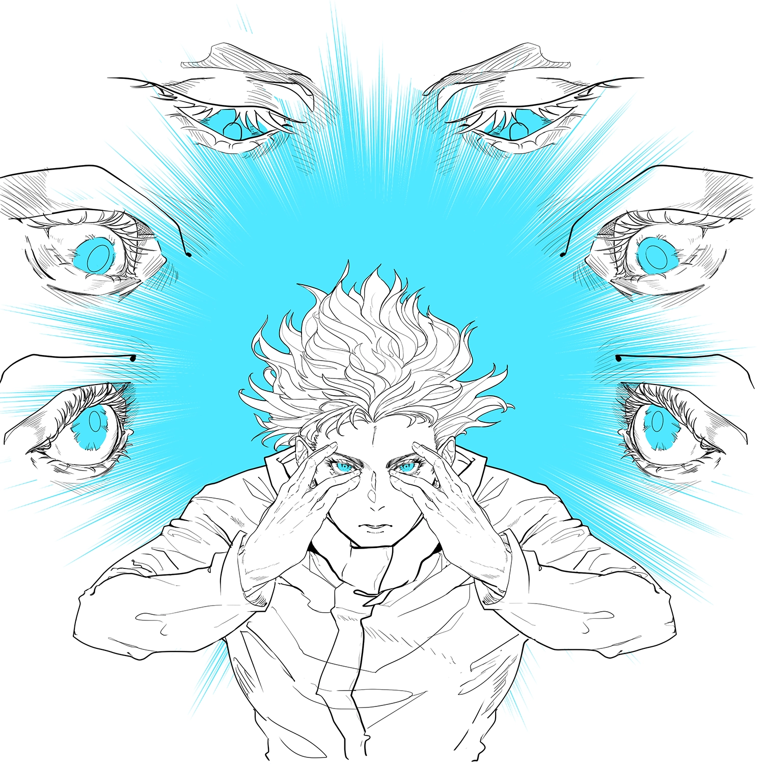 grafica per maglietta - proposta 3: Jujutsu Kaisen - Gege Akutami